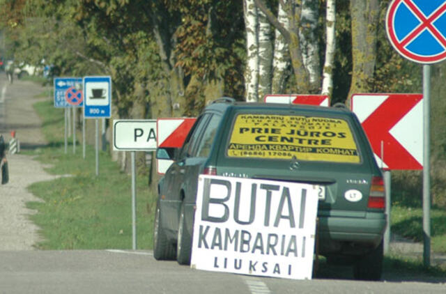 Nuomos kainos pajūryje sumažėjo 30–50 proc.