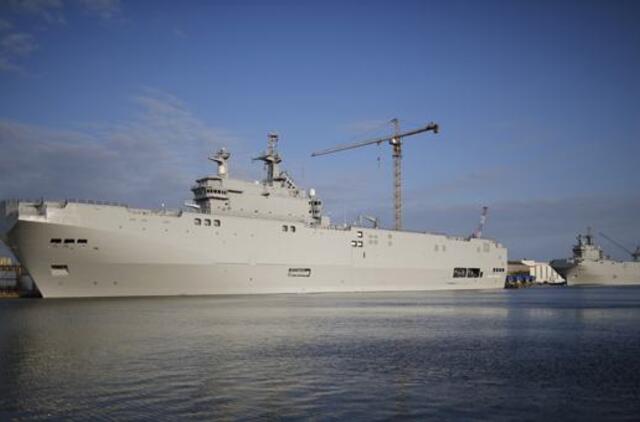 Prancūzijos prezidentas: Paryžius lengvai ras pirkėjų "Mistral" laivams