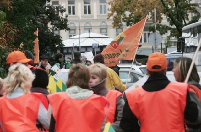 Vilniuje rugsėjį - 2 tūkst. žmonių protestas prieš socialinį modelį