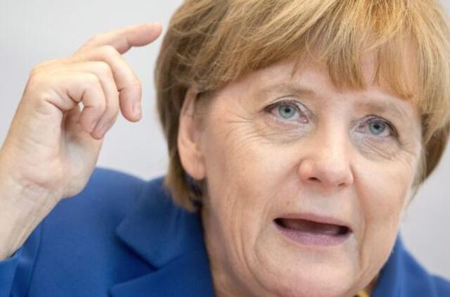 Angela Merkel: ant kortos pastatyta Europos ateitis