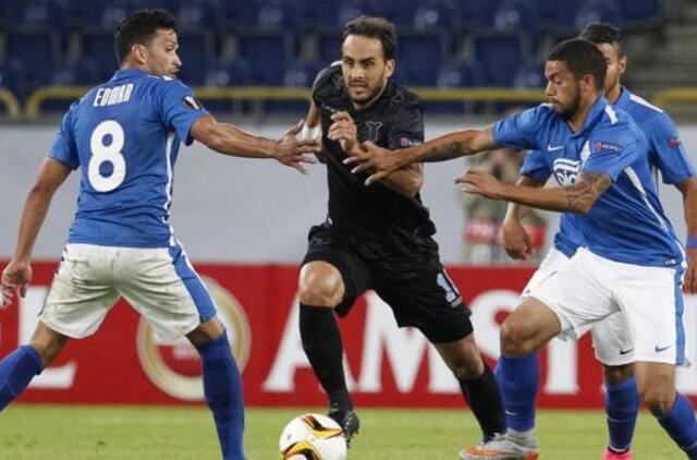 "Dnipro" klubas Europos futbolo lygos starte sužaidė lygiosiomis su "Lazio" ekipa