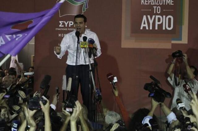 Graikijos parlamento rinkimus laimėjo "Syriza"