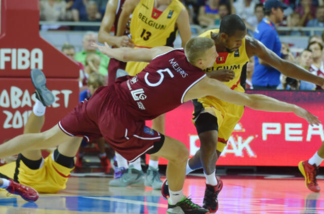 Latvijos krepšininkai pergale pradėjo Europos čempionatą