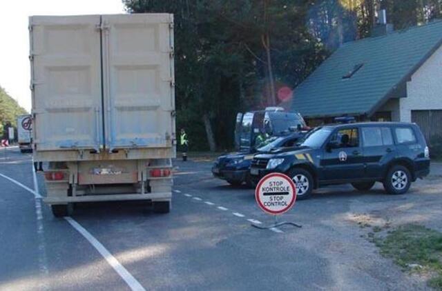 Pasienyje su Latvija surengta operacija prieš nelegalią migraciją "Žara"