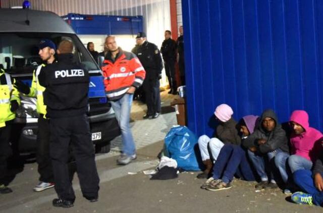 Per pabėgėlių susirėmimus Vokietijoje nukentėjo 14 žmonių