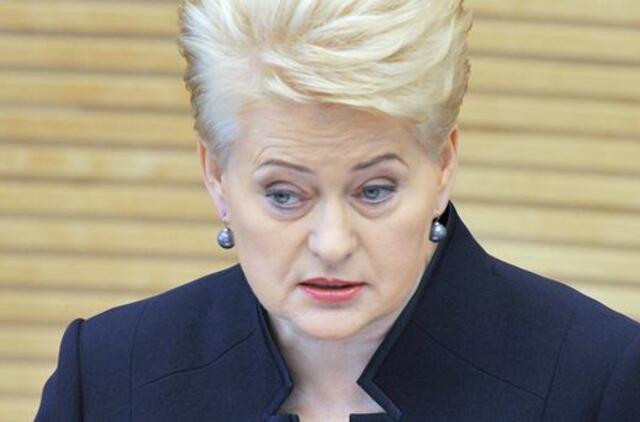 Prezidentė: tikiuosi, Seimas suklydo su Visuomenės informavimo įstatymo pataisomis