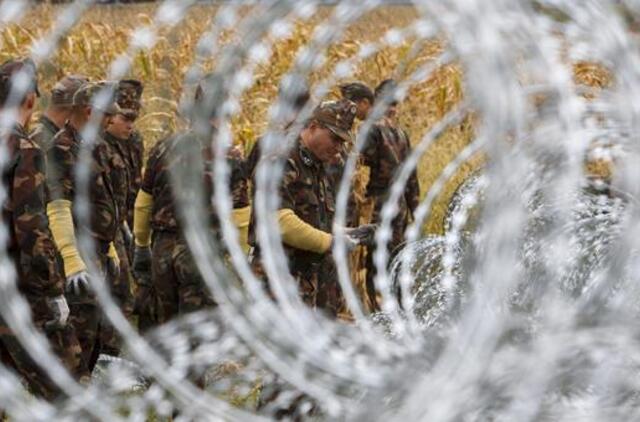 Vengrija per kelias dienas baigs statyti tvorą palei sieną su Kroatija