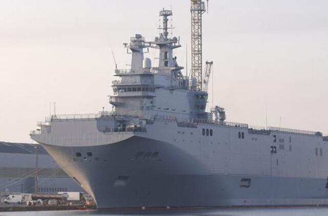 Žlugus sandoriui dėl "Mistral" laivų, Prancūzija Rusijai atseikės beveik milijardą eurų