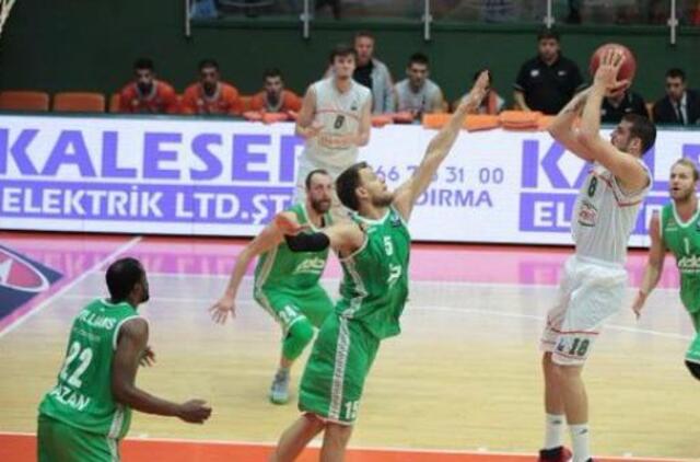 Artūras Milaknis Europos taurės turnyre pataikė septynis tritaškius