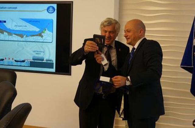 Bundestago delegacija domėjosi Klaipėdos uostu