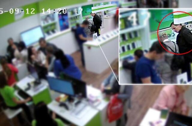 Ieškomas įtariamasis vagyste iš salono
