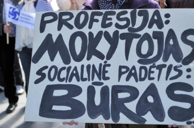 Mokyklas paralyžiuos streikai