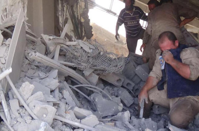 Nuo spalio pradžios dėl mūšių savo namus Sirijoje paliko 120 000 žmonių