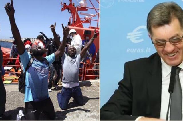 "Pabėgėlius reikia motyvuoti, kad jie norėtų į Lietuvą"