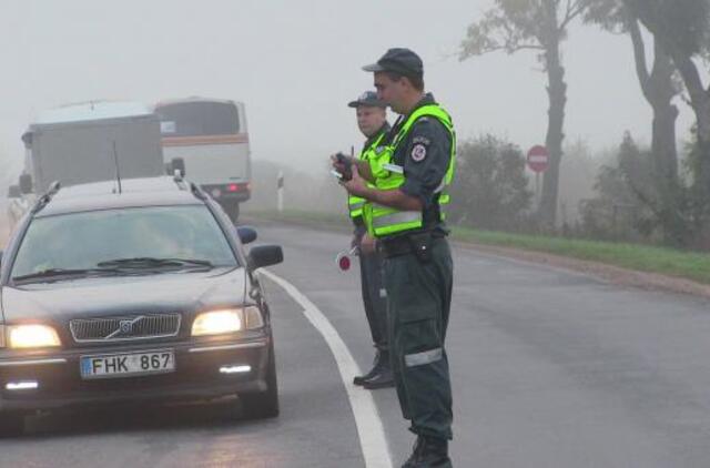Reidas prie Gargždų:  įkliuvo girtas ugniagesys