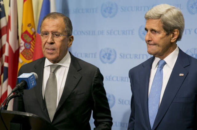 Rusija ir JAV susitiks aptarti antskrydžius Sirijoje