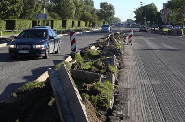 Smiltelės gatvės darbus sustabdė ekspertizė
