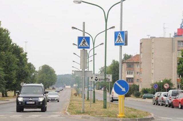 Uostas nori miesto gatvių