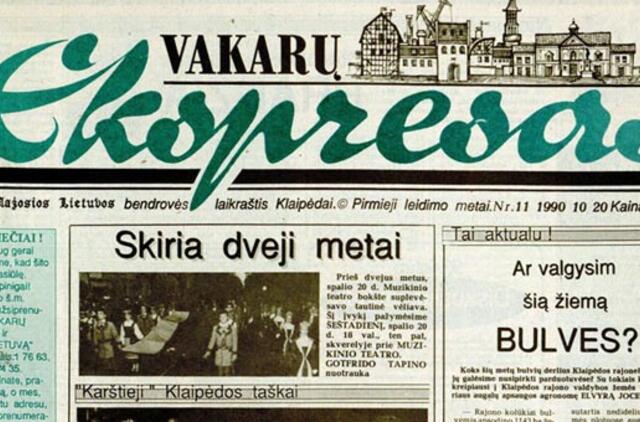 "Vakarų ekspresas". 1990 10 20