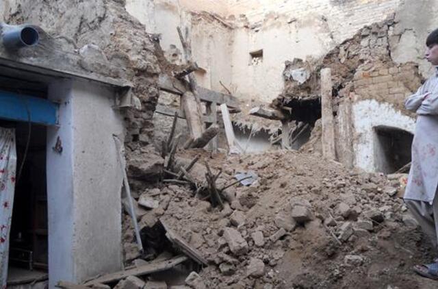 Žemės drebėjimo aukų skaičius Afganistane ir Pakistane išaugo iki 275