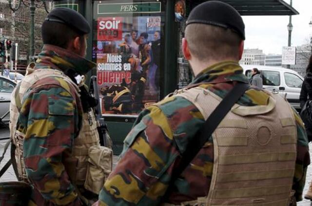 Briuselyje teroro aktų grėsmės lygis padidintas iki aukščiausio, uždarytos visos metro linijos