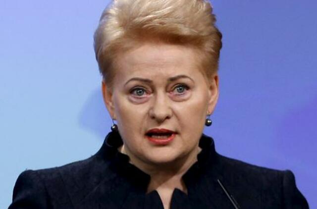 Dalia Grybauskaitė: neprognozuojamas Rusijos elgesys reikalauja papildomų saugumo užtikrinimo priemonių