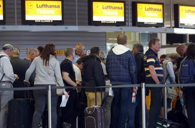 "Lufthansa" streiką pirmadienį pajus 113 tūkst. keleivių