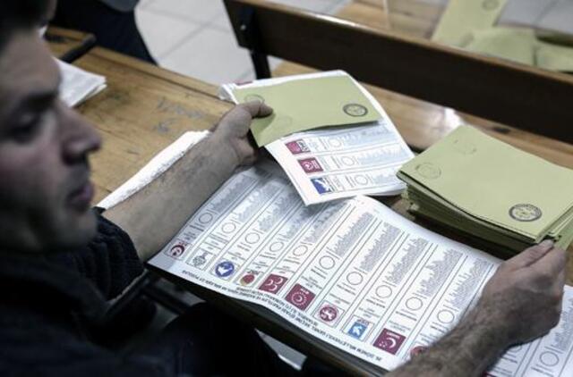 Turkija: rinkimuose Radžepo Taipo Erdogano partija tikisi surinkti balsų daugumą