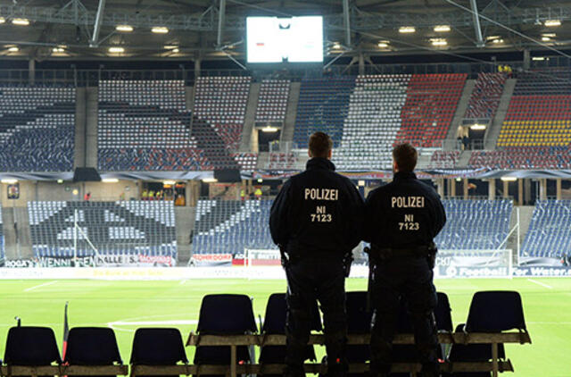 Vokietijoje evakuotas stadionas, kuriame turėjo vykti draugiškos Vokietijos ir Nyderlandų komandų varžybos