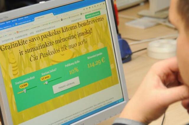 Fiziniai skolintojai palikti nežinioje