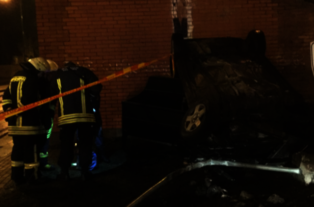 Herkaus Manto gatvėje apsivertė automobilis