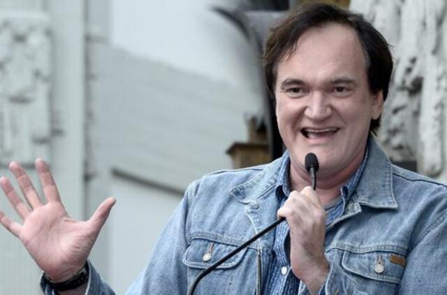 Holivudo šlovės alėjoje atidengta režisieriaus Kventino Tarantino žvaigždė