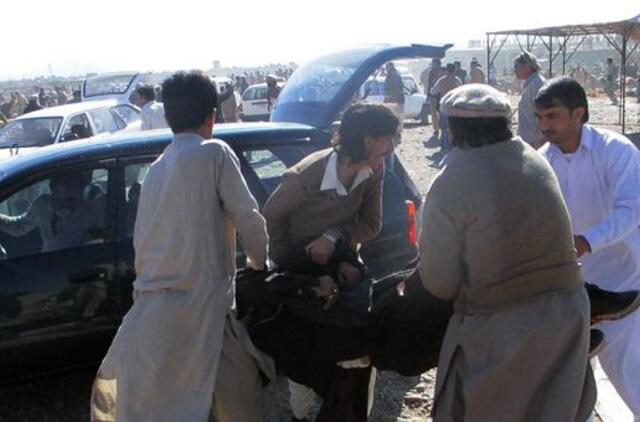 Per sprogimą Pakistano turgavietėje žuvo 12 žmonių