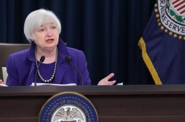 Po 10 metų JAV centrinis bankas padidino palūkanų normas