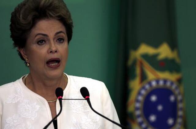 Pradėta prezidentės Dilmos Rusef apkaltos procedūra