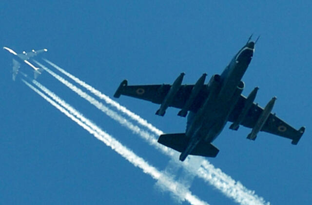 Rusija plečia antrąją karinių oro pajėgų bazę Sirijoje