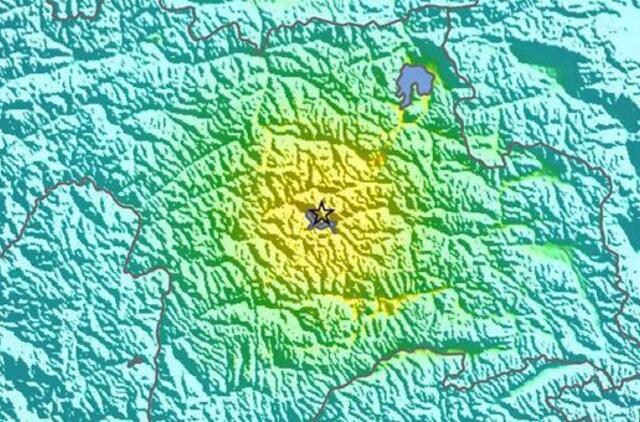 Tadžikistaną supurtė 7,2 balo stiprumo žemės drebėjimas