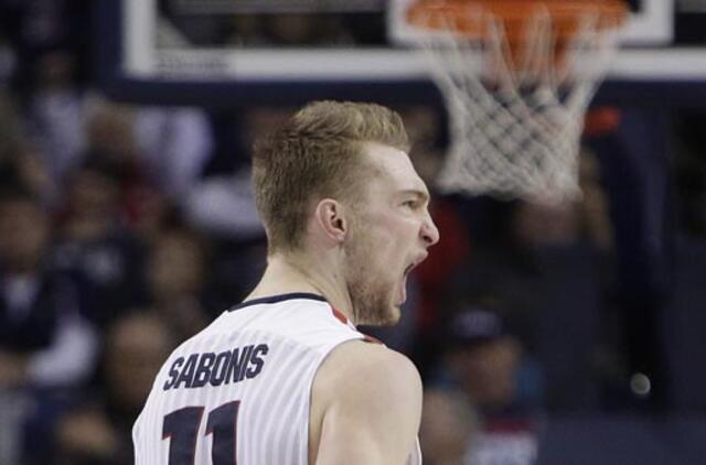 Domantas Sabonis prie pergalės prisidėjo dvigubu dubliu