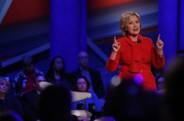 Hilari Klinton žada vengti karo veiksmų, jei bus išrinkta į JAV prezidento postą