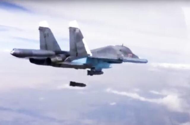 Per keturias dienas Rusijos oro pajėgos įvykdė 157 atakas Sirijoje