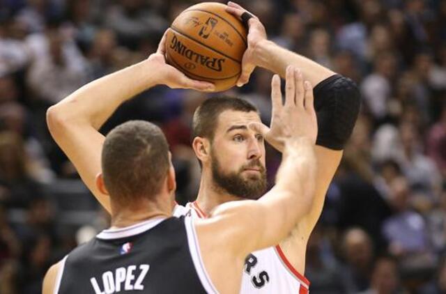 "Raptors" su Jonu Valančiūnu iškovojo penktąją pergalę iš eilės