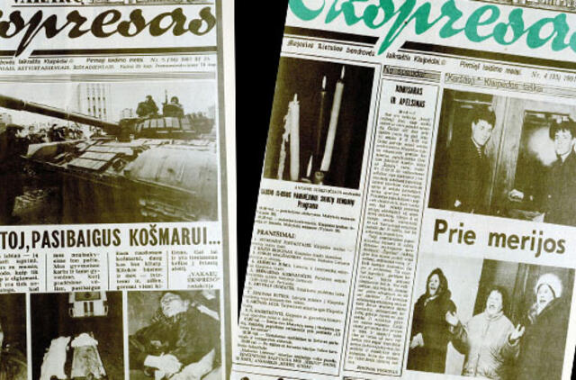 "Vakarų ekspresas". 1991 01 12 ir 15