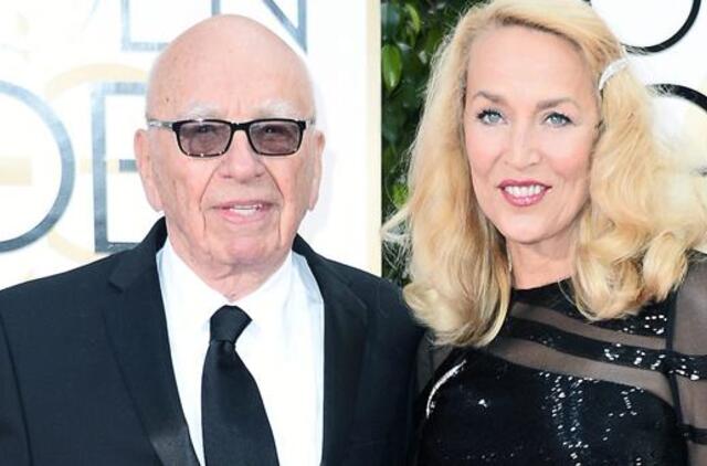 Žiniasklaidos magnatas Rupertas Merdokas paskelbė apie sužadėtuves su Džeri Hol