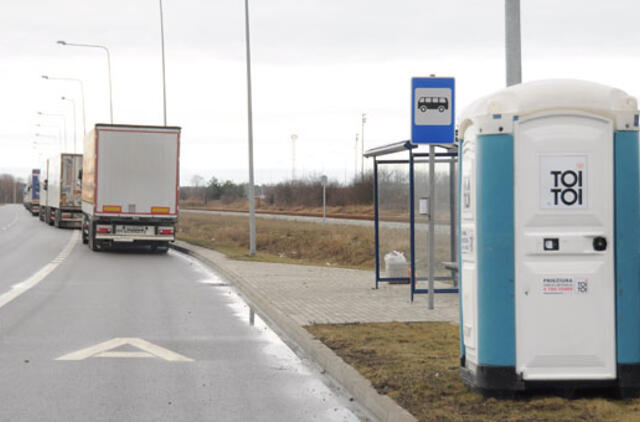 Klaipėdos uosto prieigose neliko vilkikų eilių