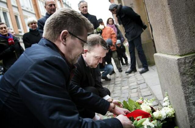 Kopenhaga pagerbė prieš metus įvykdytų teroro aukų atminimą