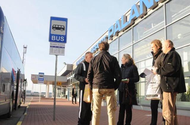 Palangos oro uostas: lėktuvų bus, o autobusų?