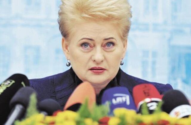 Prezidentė su Premjeru planuoja susitikti trečiadienį