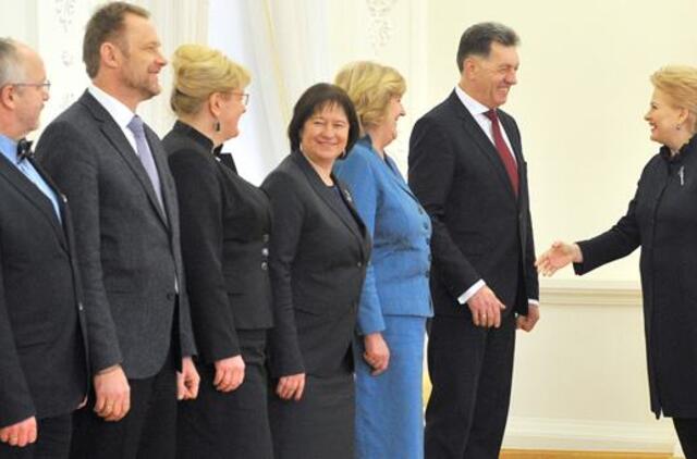 Prezidentė: Vyriausybė ir mokytojai turi derėtis nedemonstruodami jėgos pozicijų