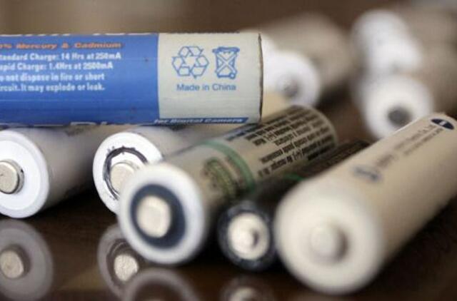 Šiemet perdirbimui teks surinkti apie 360 tonų senų baterijų