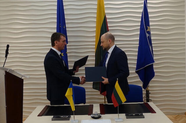 Sutarta bendradarbiauti su Ukrainos uostu